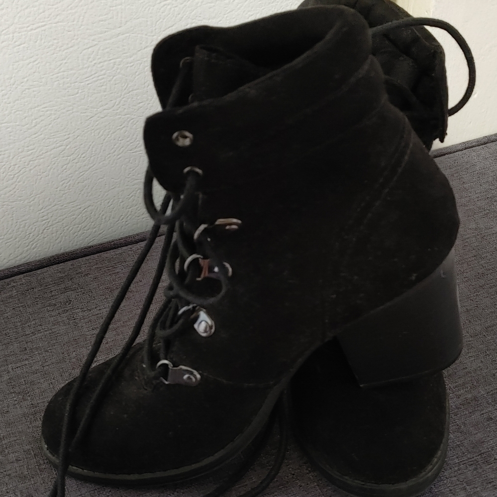 black boots